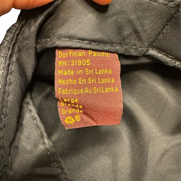 Dorfman-Pacific Vintage Herringbone Patch Newsboy Wool Blend Lined Cap Size L - Picture 8 of 8